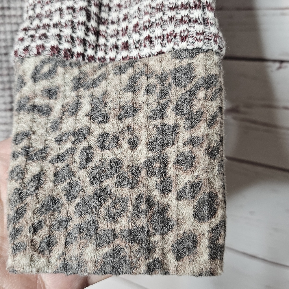 Mystree Striped And Leopard Print Long Sleeve Top - image 5